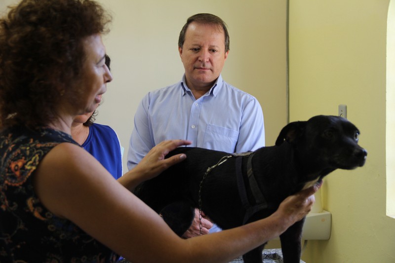 Com um mês, ambulatório já atende um animal a cada 20 minutos, diz William Affonso