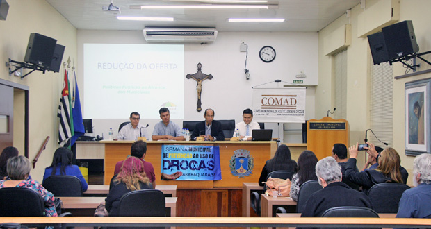 Palestra na Câmara aborda redução da oferta de drogas como medida a prevenir consumo