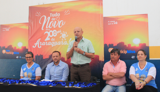 Vereadores participam da abertura dos Jogos Municipais dos Idosos