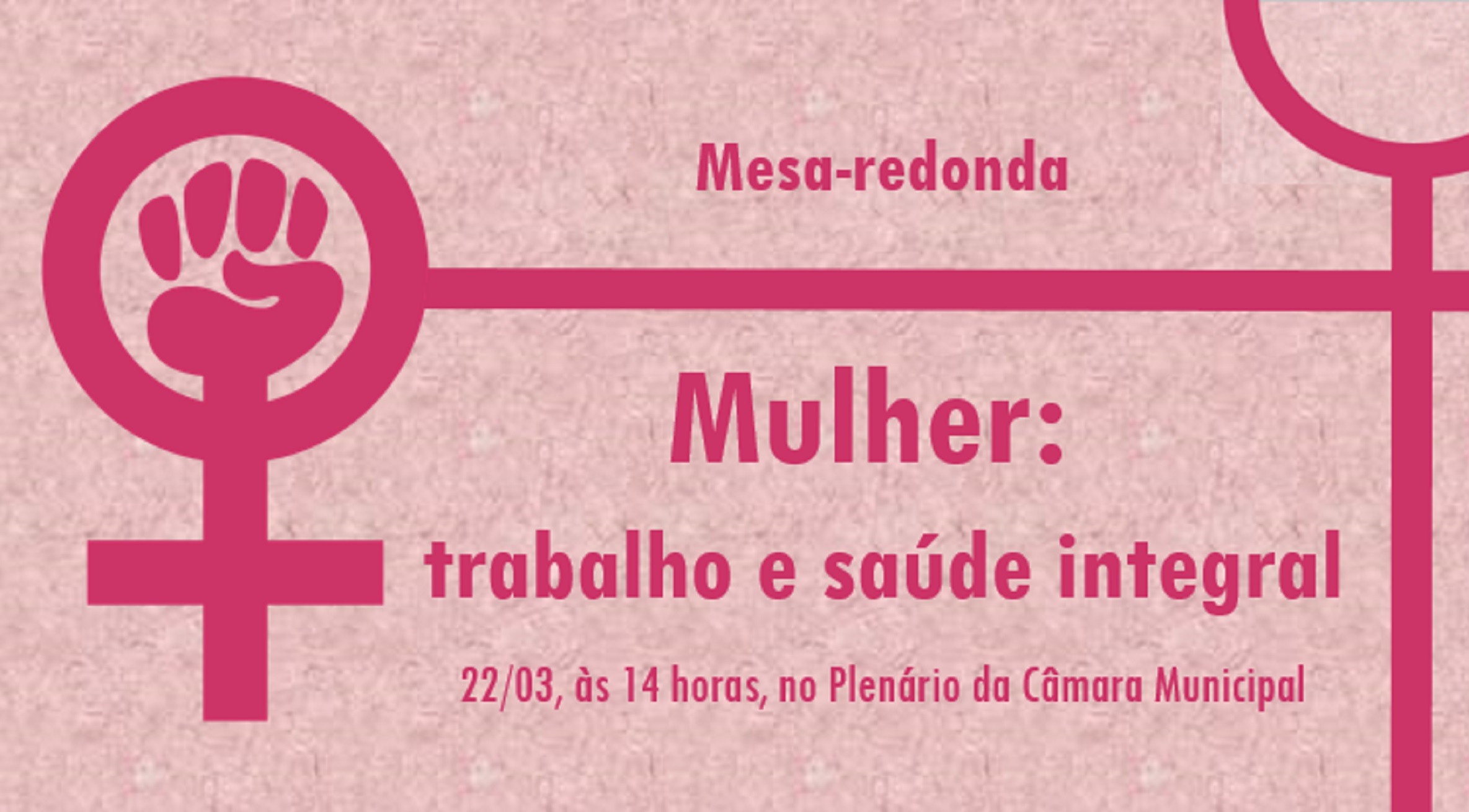 Mesa-redonda "Mulher: trabalho e saúde integral"