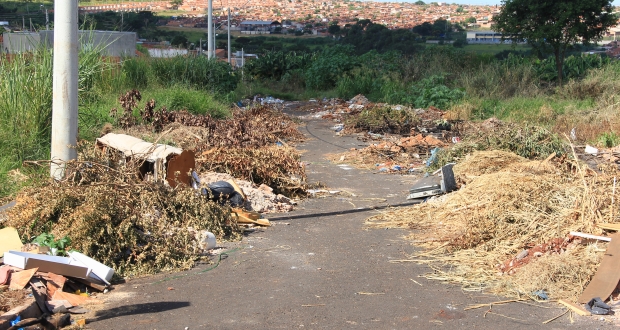Rua no Santa Julia sofre com depósito irregular de lixo