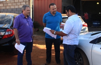 Edson Hel articula pavimentação de ruas no Jardim das Gaivotas