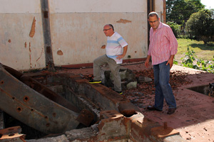 Solo da antiga Estação do Ouro pode estar contaminado por óleo proibido